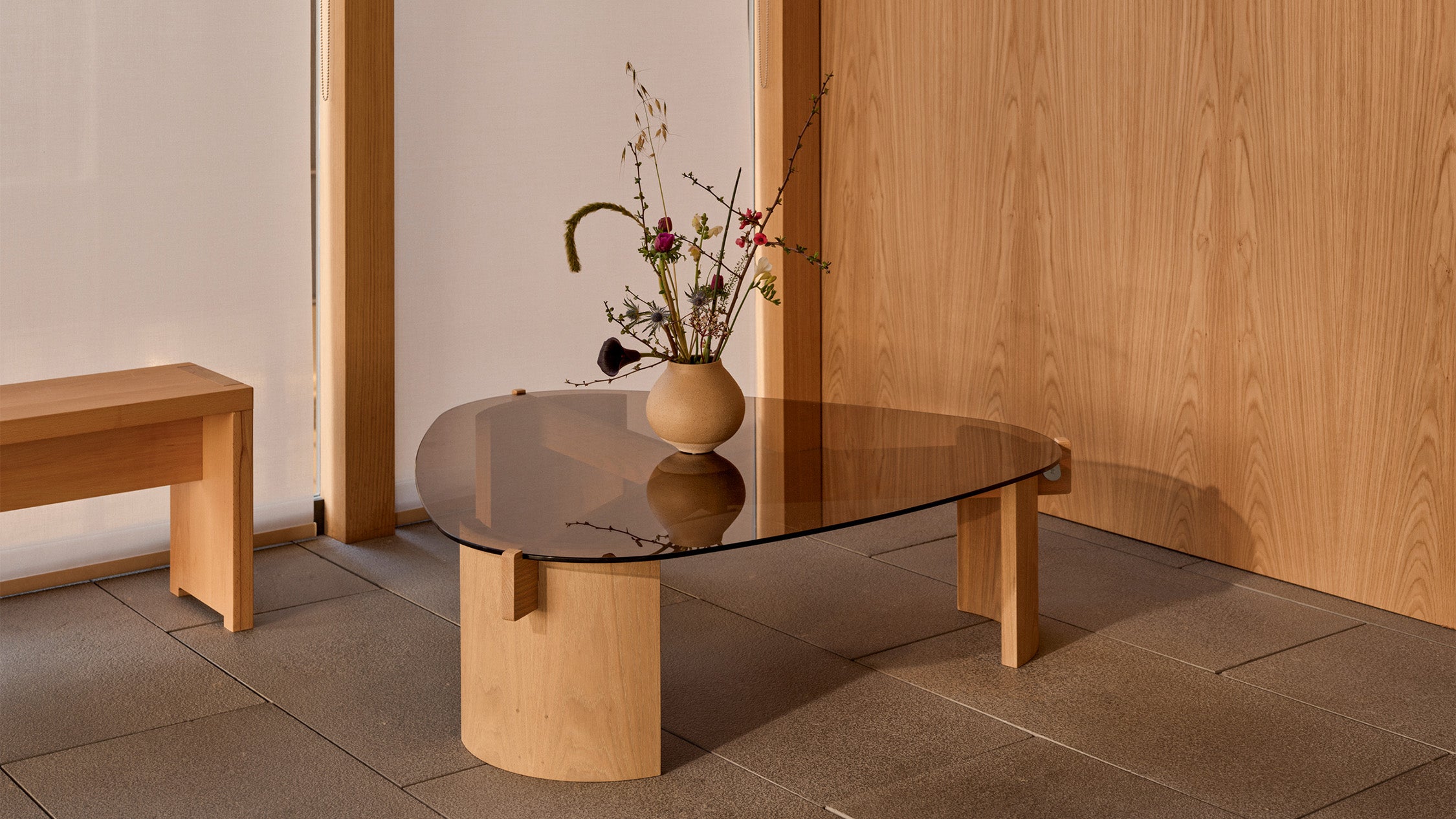 Flow End Table The Low Piece with Sculptural Possibilities– Kita Living