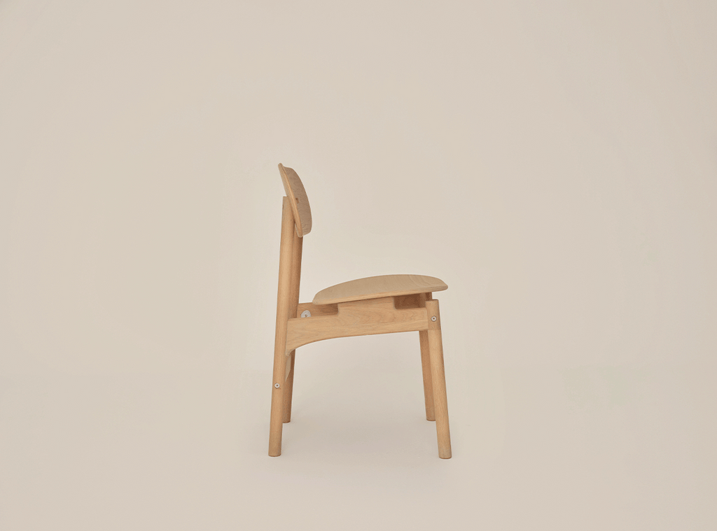 Frame Chair Elliptical Oak Mist Kita Living